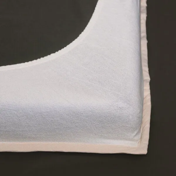 Das BaumwollnestⓇ Das BaumwollnestⓇ Matratzenauflage mit Spannumrandung, Naturweiß, – Produktbild 3 von 4