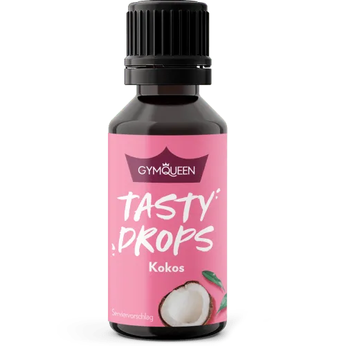 GYMQUEEN Tasty Drops - 30ml - Kokosnuss – Produktbild 1 von 1