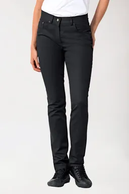 BERUFSBEKLEIDUNG 5-Pocket  Arbeits- und Berufshose Damen - Jeanslook, schwarz - Berufsbekleidung.de – Produktbild 1 von 1