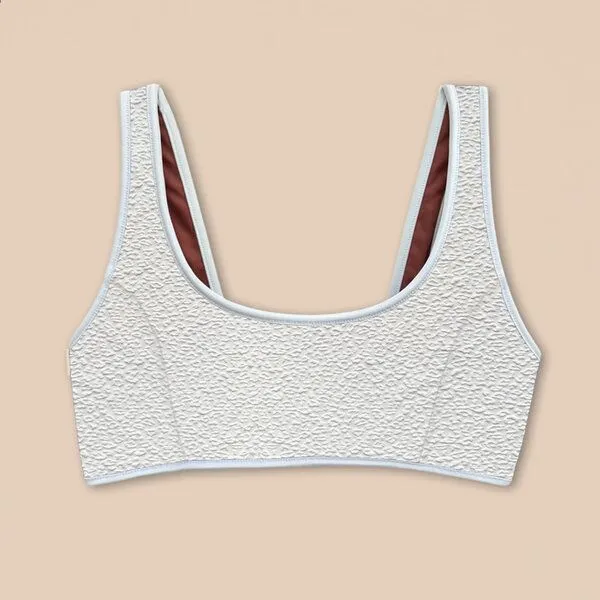 Woodlike Ocean Woodlike Ocean Allie Bikini Top - wendebar white / rose brown / lila, Weiß, – Produktbild 4 von 4
