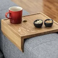 kleiderleiter de kleiderleiter_de Sofatablett/ Couchablage NOVA aus Eiche – Produktbild 1 von 1
