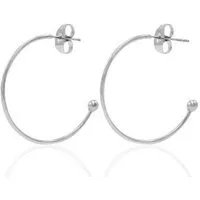 ELEKTROPULLI Coole Creolen von Elektropulli, Silber, – Produktbild 1 von 1