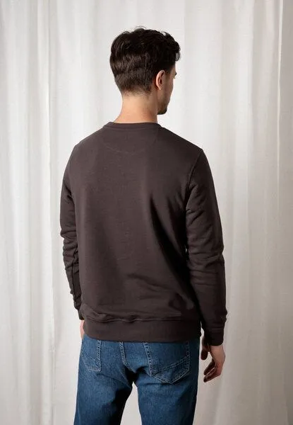 TORLAND TORLAND Leichter Pullover aus Bio-Baumwolle | PUNO, Braun (charcoal grey), – Produktbild 2 von 2