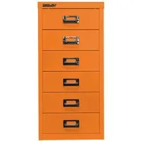 Bisley Schubladenschrank 6 Schübe, DIN A4 orange – Produktbild 1 von 1
