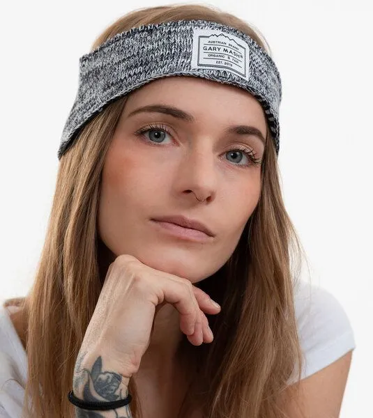 Gary Mash GARY MASH Stirnband Aspen aus Biobaumwolle, Grau mélange, – Produktbild 1 von 4