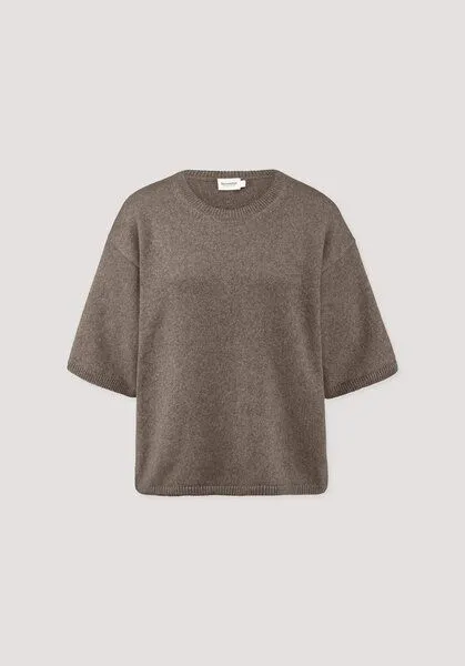hessnatur hessnatur Strick Pullover Oversize aus Bio-Merinowolle mit Bio-Baumwolle, Camel, – Produktbild 4 von 4