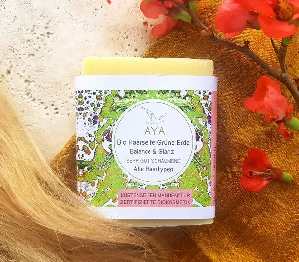 Küstenseifen Manufaktur Küstenseifen Manufaktur Bio-Haarseife Aya - Glanz und Volumen – Produktbild 3 von 4