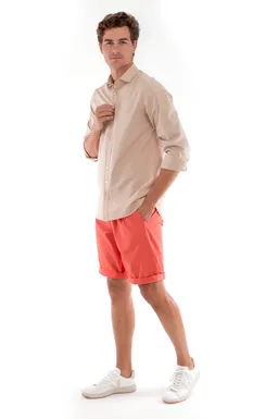 RAVENS VIEW IBIZA RAVENS VIEW IBIZA Herren vegan Kurze Hosen Terrakotta – Produktbild 1 von 1