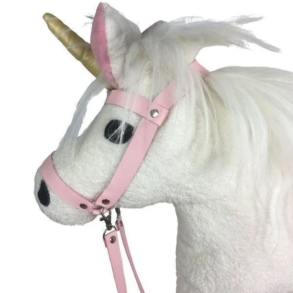 Pat und Patty Pat und Patty Mini Steckenpferd /Mini Steckeneinhorn aus Biobaumwolle mit Stab aus Buchenholz – Produktbild 3 von 3