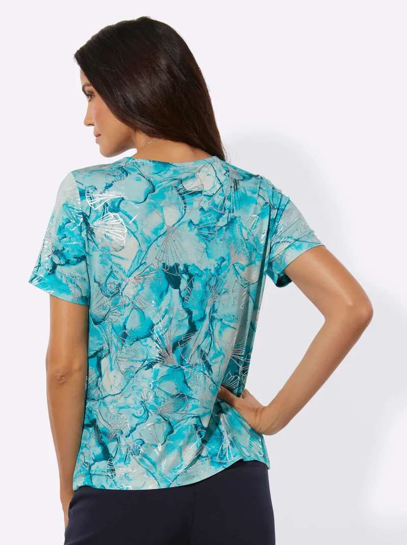 Witt Kurzarmshirt topas-bedruckt, Topas-bedruckt, – Produktbild 1 von 2