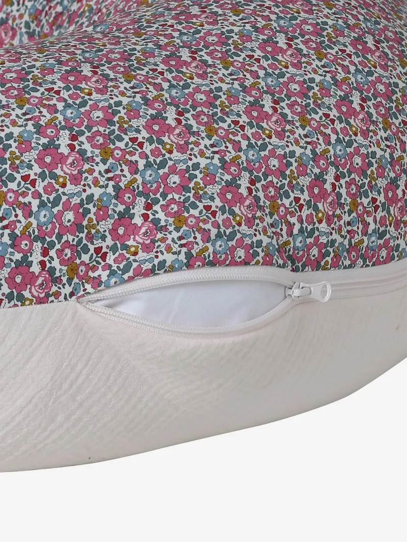 Envie De Fraise Stillkissen aus Musselin mit Liberty-Print ENVIE DE FRAISE hell, Hellrosa, – Produktbild 2 von 4