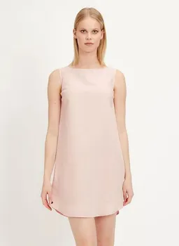 ORGANICATION ORGANICATION Kleid aus Leinen-Mix mit U-Boot-Ausschnitt – Produktbild 1 von 1