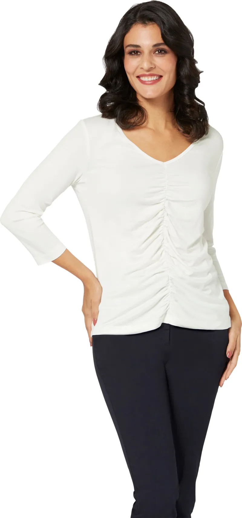 Witt 3/4-Arm-Shirt ecru, Ecru, – Produktbild 2 von 2