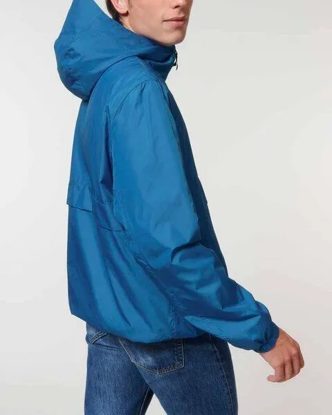 YTWOO YTWOO Unisex Windbreaker aus recyceltem PET, leichte Überziehjacke, Outdoor Jacke, Royalblau, – Produktbild 3 von 3