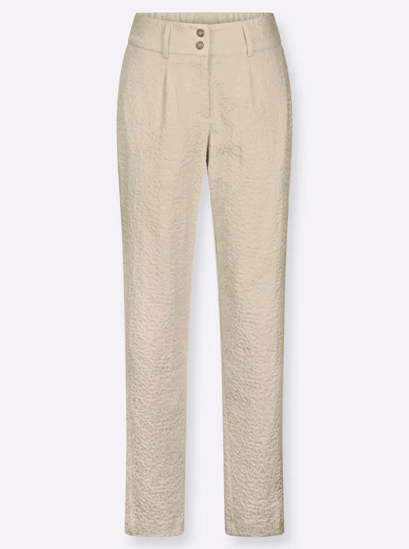 Witt Bundfaltenhose, Sand, – Produktbild 1 von 2