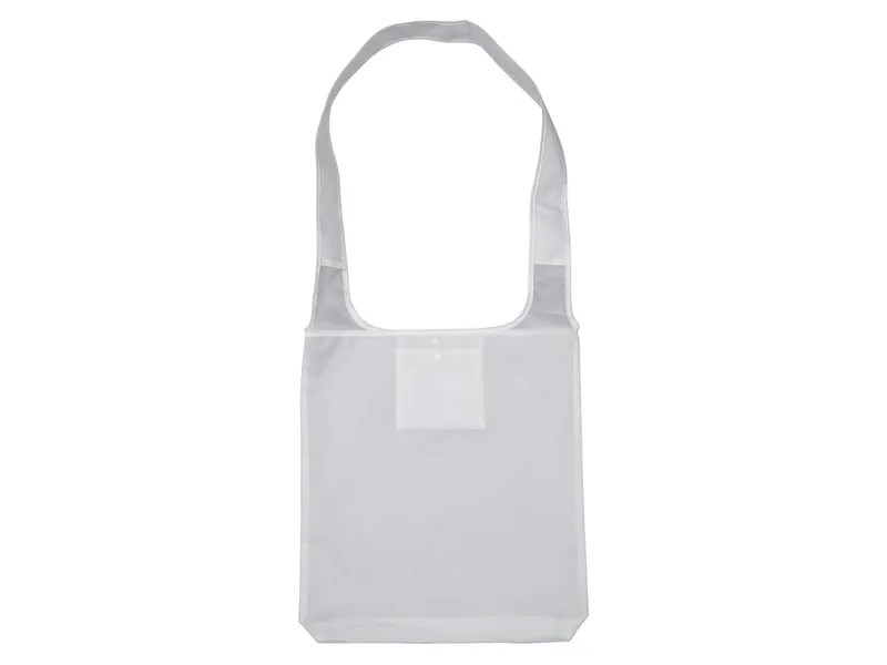 Recycle Bags Recycle Bags Faltbare Einkaufstasche 'Cross Bag' aus recycelten PET-Flaschen weiß – Produktbild 1 von 1