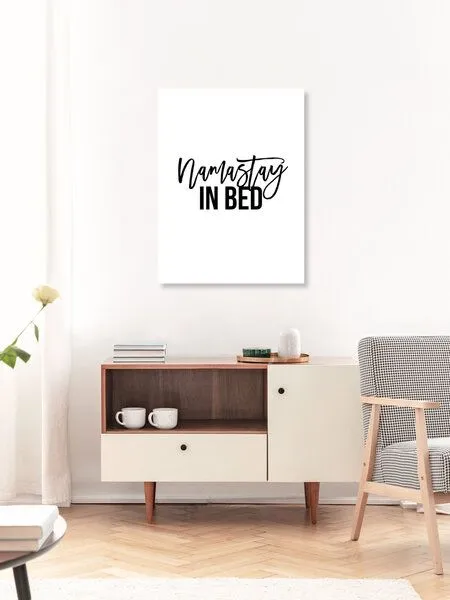Photocircle Photocircle Poster / Leinwandbild - Namastay in Bed No7 – Produktbild 3 von 4