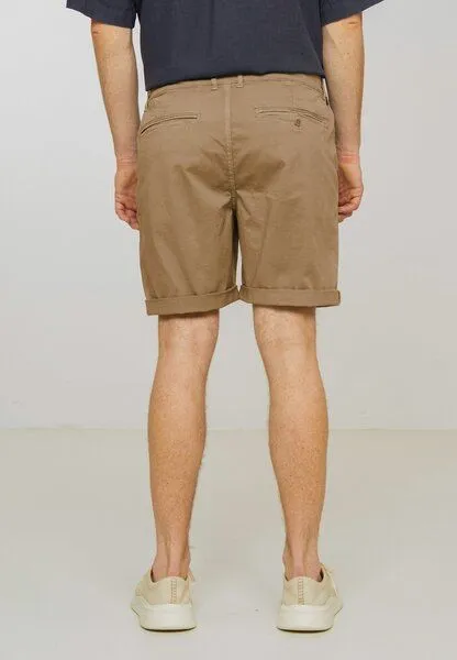 recolution Herren Shorts aus Bio-Baumwolle - MAJORAM - recolution, Dark sand (braun), – Produktbild 4 von 4