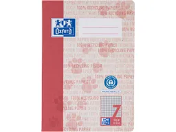 OXFORD OXFORD Recycling-Schulheft DIN A5, 16 Blatt, Lineatur 7 (kariert 7 mm), 90 g/m² – Produktbild 1 von 1