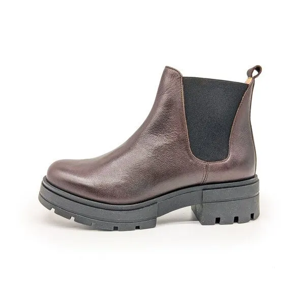 Werner 1911 Werner 1911 Chunky Boot aus Bioleder - Feldmaus - IVN-zertifiziert, Mokka, – Produktbild 1 von 3