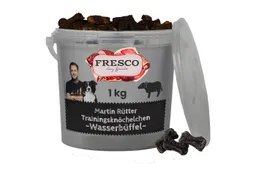 Fresco Dog Martin Rütter Trainingsknöchelchen Wasserbüffel 1kg, Hunde Leckerli, Snack für: Hunde, Hypoallergen, getreidefrei, zuckerfrei – Produktbild 1 von 1