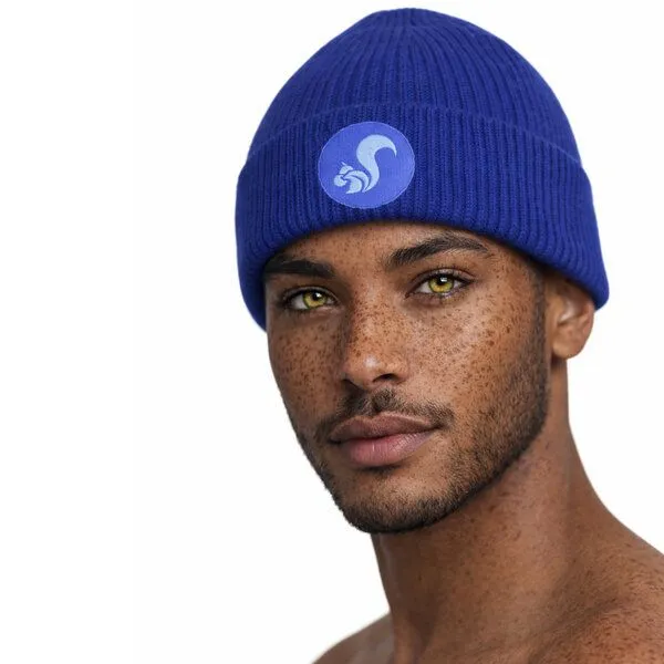 thies Vegane Mütze "thies ® Organic Beanie" aus reiner, zertifizierter Biobaumwolle, unisex, State blue (dunkelblau), – Produktbild 4 von 4