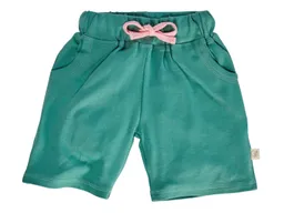 HANS NATUR Kinder Shorts Bio-Baumwolle grün Gr.98/104 – Produktbild 1 von 1