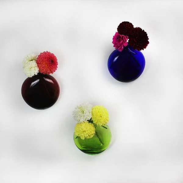 Mitienda Shop Mitienda Shop Blumenvase zum Aufhängen, Wanddeko Anfora, Grün, – Produktbild 2 von 4