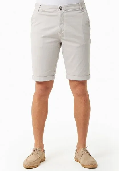 ORGANICATION ORGANICATION Regular-Fit Shorts aus Bio-Baumwolle, Light grey, – Produktbild 2 von 4