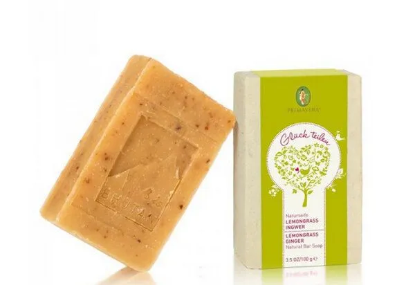 Primavera Primavera Naturseife Lemongrass Ingwer 100 g – Produktbild 1 von 1