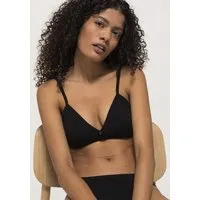 hessnatur hessnatur Triangel BH bügellos COTTON FEEL aus Bio-Baumwolle, Schwarz, – Produktbild 1 von 1