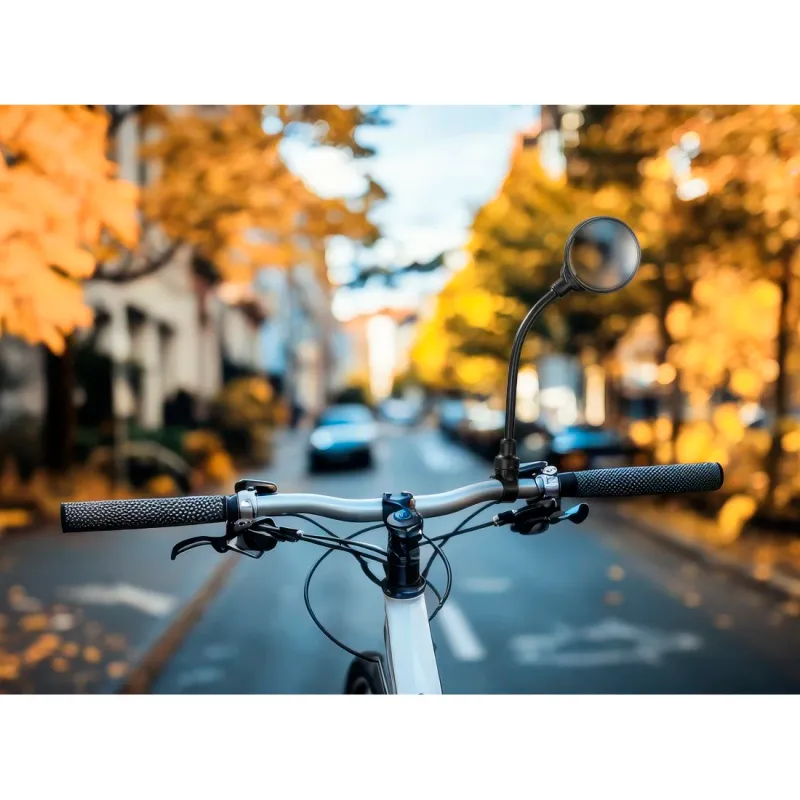 Hama Hama Fahrradspiegel, für E-Bike, Pedelec und Fahrrad, flexibel, bis 32 mm – Produktbild 3 von 4