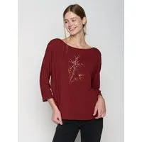 GreenBomb GREENBOMB Nature Bird Reed Simper - Gemütliches Longsleeve aus Viskose (LENZING ECOVERO) Mix / hochwertiger Print / Fair & Vegan – Produktbild 1 von 1
