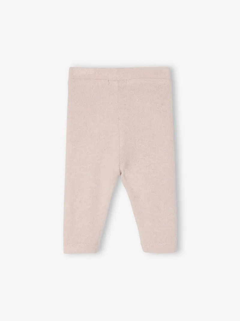 Vertbaudet Baby Strick-Leggings mit Dehnbund, Malve, – Produktbild 2 von 3