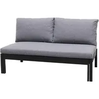 2-Sitzer Gartensofa/Liege 'Barcelona', schwarz – Produktbild 1 von 1