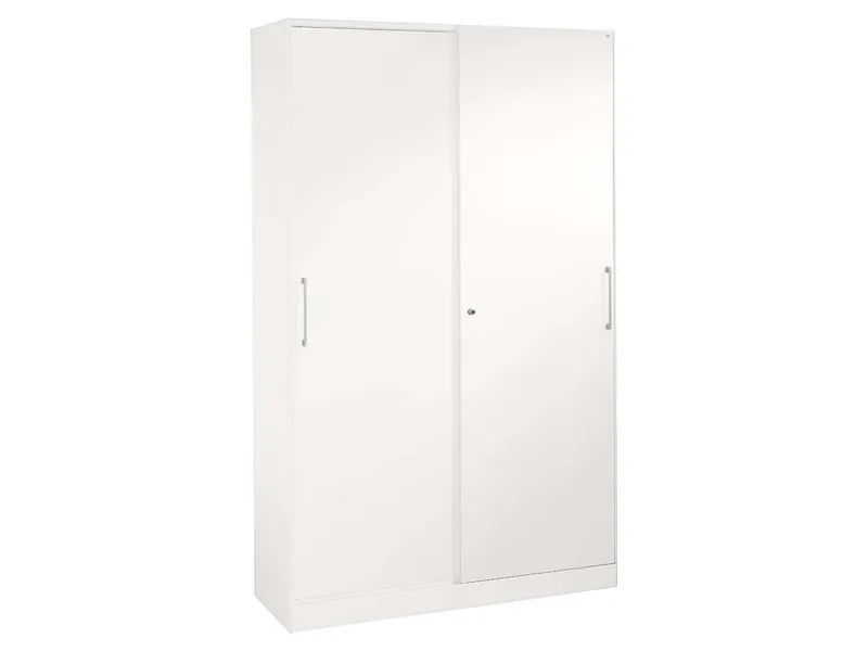 Schiebetürenschrank "Pureness", Höhe 198 cm (BxT) 100 x 43,5, Weiß, – Produktbild 1 von 1