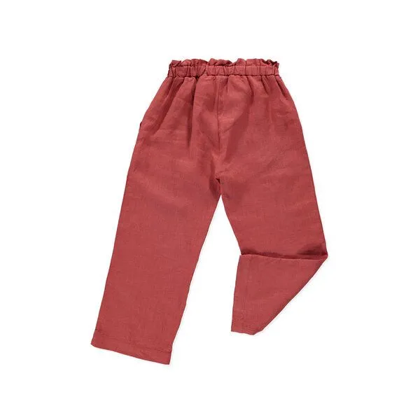 PETER JO PETER JO Culotte Pants Daphne aus Leinen, Terracotta, – Produktbild 2 von 4