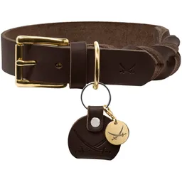 Hunter Hunter Halsband Sansibar Solid dunkelbraun 40 cm – Produktbild 1 von 1