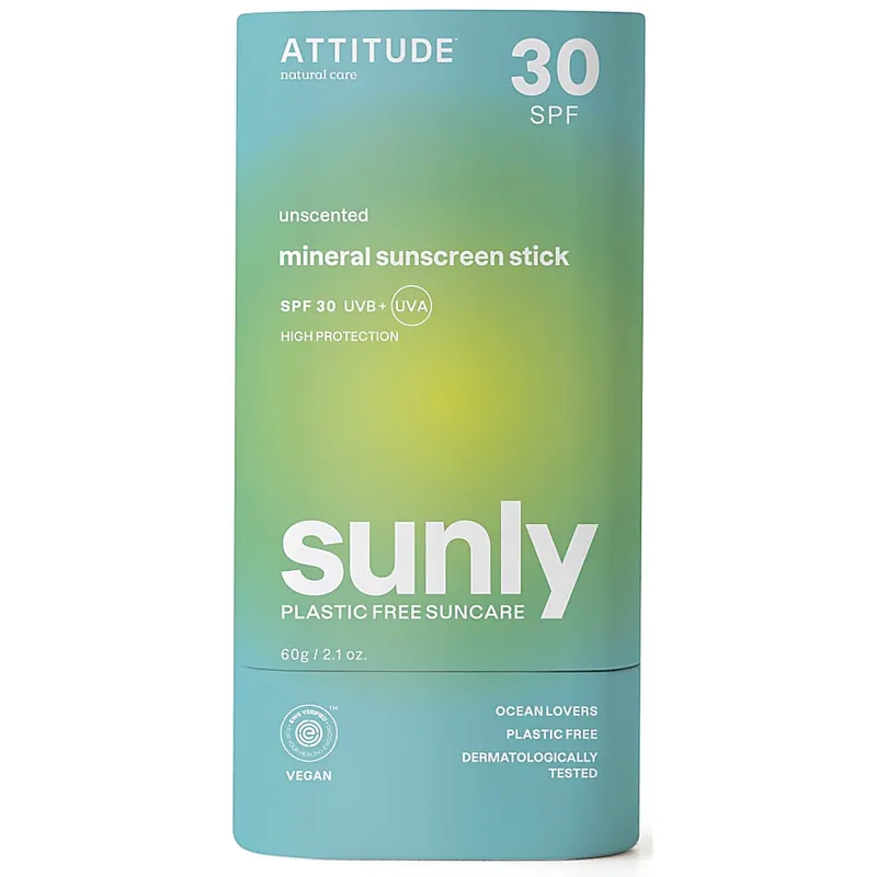 Attitude Attitude SUNLY Sonnenschutz-Stick SPF 30 - Parfümfrei – Produktbild 1 von 1