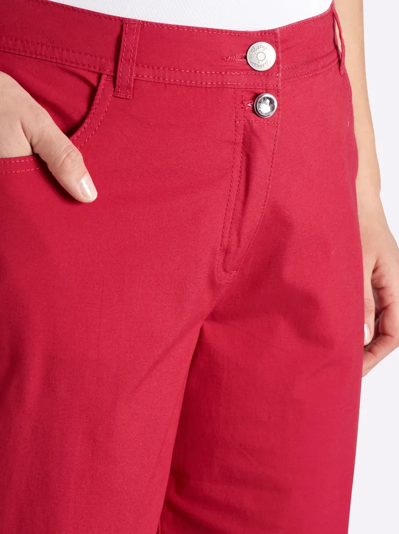 sheego Chinohose, Erdbeere, – Produktbild 2 von 2