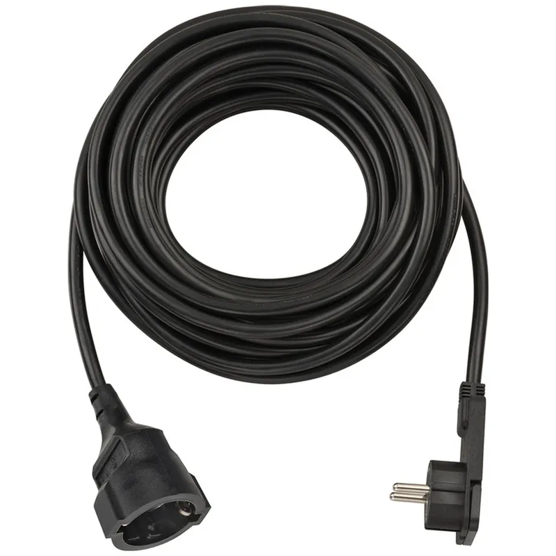 Brennenstuhl brennenstuhl Verlängerungskabel mit Flachstecker, schwarz, 10 m – Produktbild 2 von 2