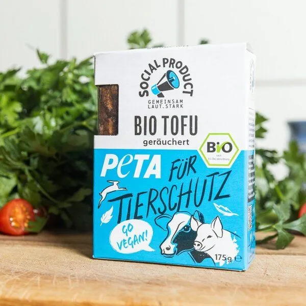 social product social product Bio-Tofu geräuchert x PETA – Produktbild 2 von 3