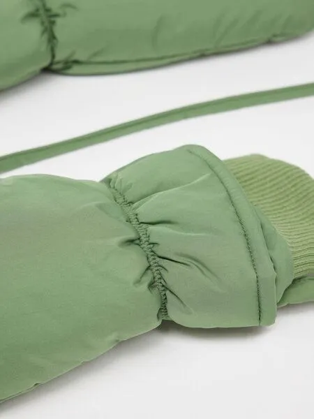 LANIUS LANIUS Wattierte Handschuhe aus recyceltem Polyester, Sage, – Produktbild 3 von 4