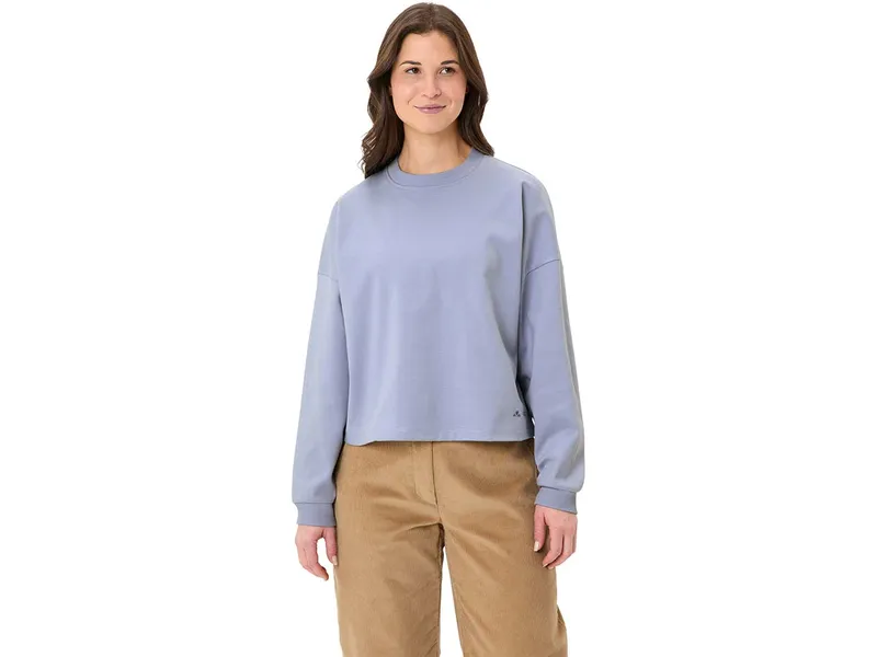 Vaude VAUDE Bio-Damen-Langarmshirt 'Najun' mit Rückenprint, dark iris, Gr. 38 – Produktbild 1 von 1