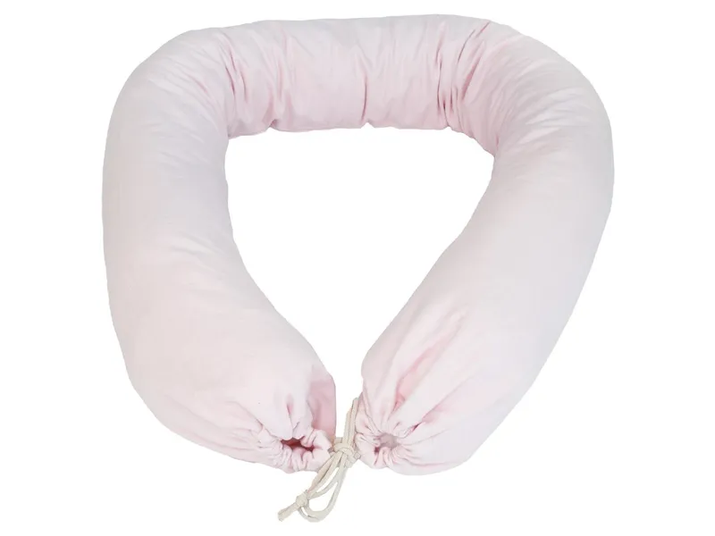 HANS NATUR HANS NATUR Stillkissen, Bezug Bio-Baumwolle Füllung Kapok Maße 16 x 160 cm, Rosa, – Produktbild 1 von 2