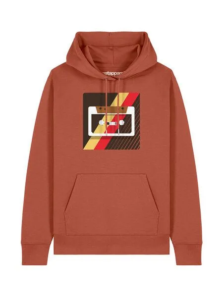watapparel watapparel Hoodie Unisex Kassette, Heritage brown, – Produktbild 2 von 4