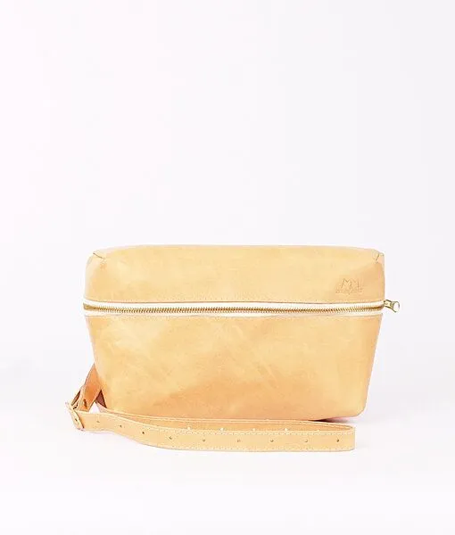 monday market monday market Bauchtasche Lucas aus pflanzlich gegerbtem Leder, Hellbraun, – Produktbild 3 von 3