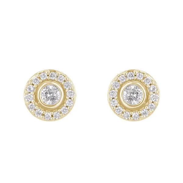 Eppi Eppi Ohrringe 2in1 mit Lab Grown Diamanten Annabel, Gelb, – Produktbild 1 von 4
