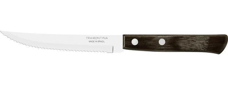 Tramontina Grillbesteck-Set Tramontina Steak- und Pizzamesser 21,5 cm, Braun, – Produktbild 2 von 3