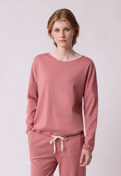 LANA Organic LANA Organic Pyjamashirt, Modell Ceres, Dusty rose, – Produktbild 2 von 4